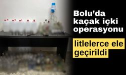 Bolu’da kaçak içki operasyonu: 1 gözaltı