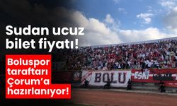 Boluspor maçında sudan ucuz bilet fiyatı!