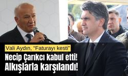 Vali Aydın, “Faturayı kesti”, Necip Çarıkcı kabul etti! Alkışlarla karşılandı!