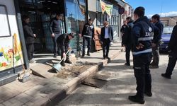 Gerede’de kaldırımı işgal eden materyaller toplandı