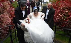 Düzce'de down sendromlu Elif'in gelinlik giyme hayali gerçek oldu