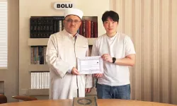 İslamı araştıran Güney Koreli Seungjın Hong, Bolu’da Müslüman Oldu