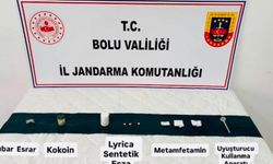 Bolu’da araçta çok sayıda uyuşturucu ele geçirildi