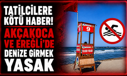 Tatilcilere Kötü Haber! Akçakoca ve Ereğli'de Denize Girmek Yasak