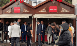 Kitap fuarına yağmur engeli