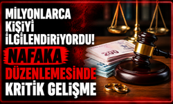 Milyonlarca kişiyi ilgilendiriyordu! Nafaka düzenlemesinde kritik gelişme