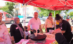Mengen'de yaşam mücadelesi verilirken, belediye başkanı gözleme yaptı!