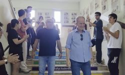 34 yıllık öğretmene duygusal veda