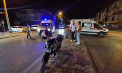 Bisiklet ile motosiklet çarpıştı: 2 kişi yaralandı