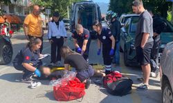 Bolu’da motosiklet sürücü, kazada yaralandı