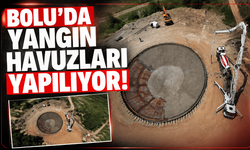 Bolu'da, helikopterler için yangın söndürme havuzları hazırlanıyor