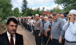 Bolu'da cenaze törenine yoğun katılım