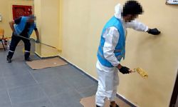 Bolu’da yükümlüler, okul tadilatında görev aldı