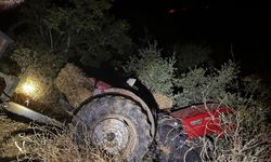 Traktörün sürücüsü feci şekilde can verdi