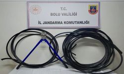 Bolu’da kablo hırsızı JASAT’tan kaçamadı: 1 tutuklama