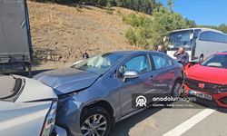 Bolu'da 5 aracın karıştığı kazada 5 kişi yaralandı