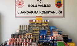 Bolu’da 1 milyon 150 bin liralık kaçak tütün ürünü yakalandı