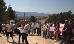 Bolu’da TOKİ hak sahipleri eylem yaptı! “Mağduruz”