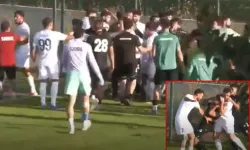 Futbol sahası boks ringine döndü