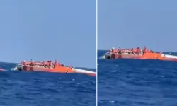Girne açıklarında 279 kişinin bulunduğu gemisi battı