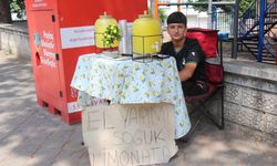 14 yaşında, limonatayla 3 asgari ücret kazandı