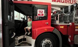 Bolu İtfaiyesinden 4 yaşındaki miniğe unutulmaz süpriz