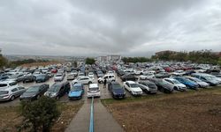 Bolu’da hastane otoparkında yoğunluk çilesi
