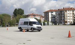 Bolu’da ambulans şoförleri ileri sürüş eğitimi aldı