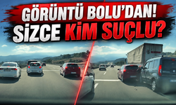 Otoyolda aniden duran araç, kazaya neden oldu!