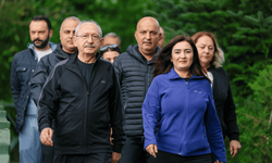 Kılıçdaroğlu, Abant Gölü çevresinde yürüyüş yaptı