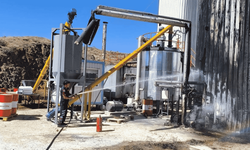Talaş fabrikasında elektrik kutusundan yangın çıktı