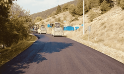 7,2 kilometrelik köy yolu sıcak asfaltla buluşuyor