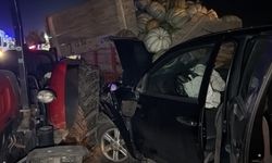 Bolu'da kabak yüklü traktör pikapla çarpıştı: 4 yaralı