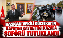 Başkan Vekili Gültekin'in hayatını kaybettiği kazada şoförü tutuklandı