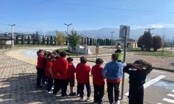 Bolu’da jandarmadan öğrencilere trafik eğitimi