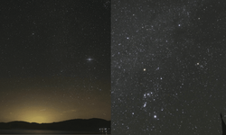 Bolu'da Orionid meteor yağmuru gökyüzünde görsel şölen oluşturdu