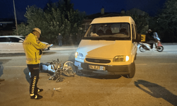 Motosiklet sürücüsü ölümden döndü