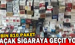 2 bin 810 paket kaçak sigara yakalandı