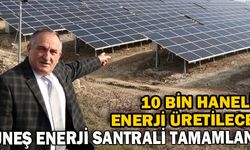 Bolu’da kurulan Güneş Enerji Santrali ile 10 bin hanelik enerji üretilecek