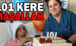 101. yaşını hastanede kutladı