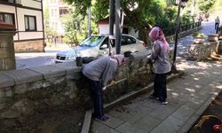 Göynük'te belediye çalışmalara ara vermiyor