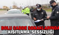 BOLU CADDE SOKAKLARINDA 'KISITLAMA' SESSİZLİĞİ