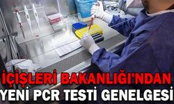 İÇİŞLERİ BAKANLIĞI'NDAN YENİ PCR TESTİ GENELGESİ
