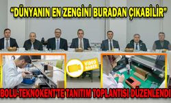 BOLU-TEKNOKENT'TE TANITIM TOPLANTISI DÜZENLENDİ
