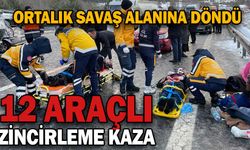 Anadolu Otoyolu'nda zincirleme kaza trafiği aksattı