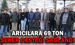 ARICILARA 69 TON ŞEKER DESTEĞİ SAĞLANDI