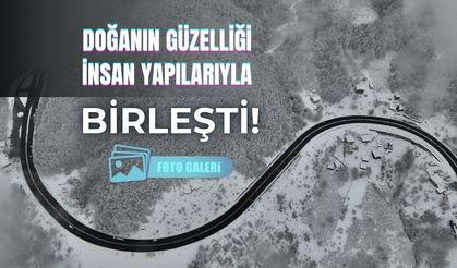Bolu Dağı’ndaki kar manzaraları, görenleri büyüledi
