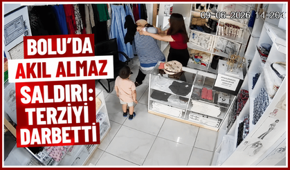 Bolu’da akıl almaz saldırı: terziyi darbetti