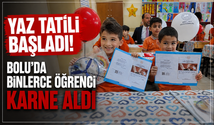 Bolu’da 49 bin 196 çocuk karne aldı