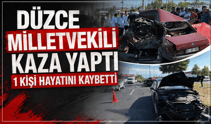 Milletvekili kaza yaptı 1 kişi yaşamını yitirdi